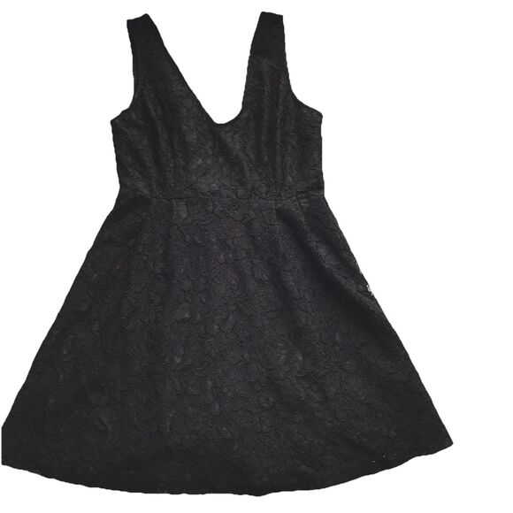 Forever 21 Womens Y2K Dark Coquette Babydoll Mini Dress Size M Whimsigoth - Picture 3 of 5